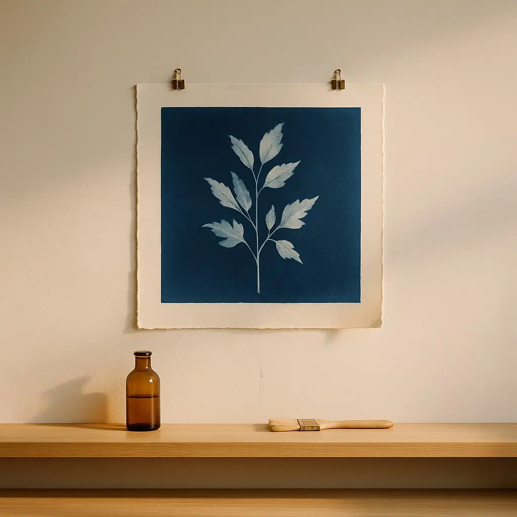Atelier Vision Picturale — tirages artisanaux sur banc de chêne, lumière nord