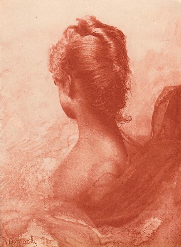 Robert Demachy, Study in Red (1898), gomme bichromatée sanguine au dichromate